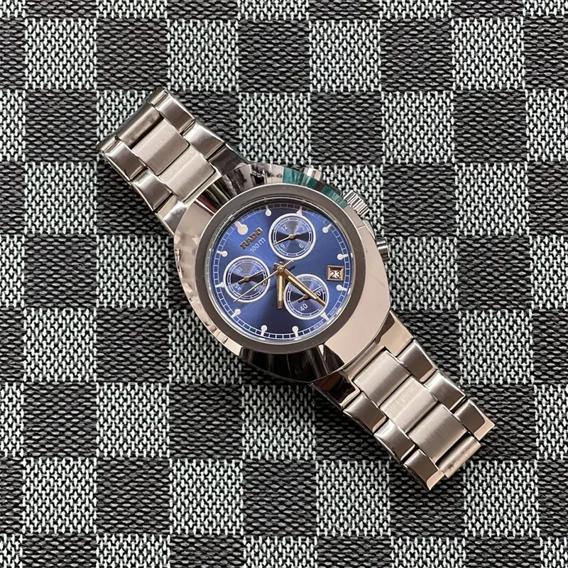 Rado DiaStar Blue Dial Chronograph Men's Watch- R12638173